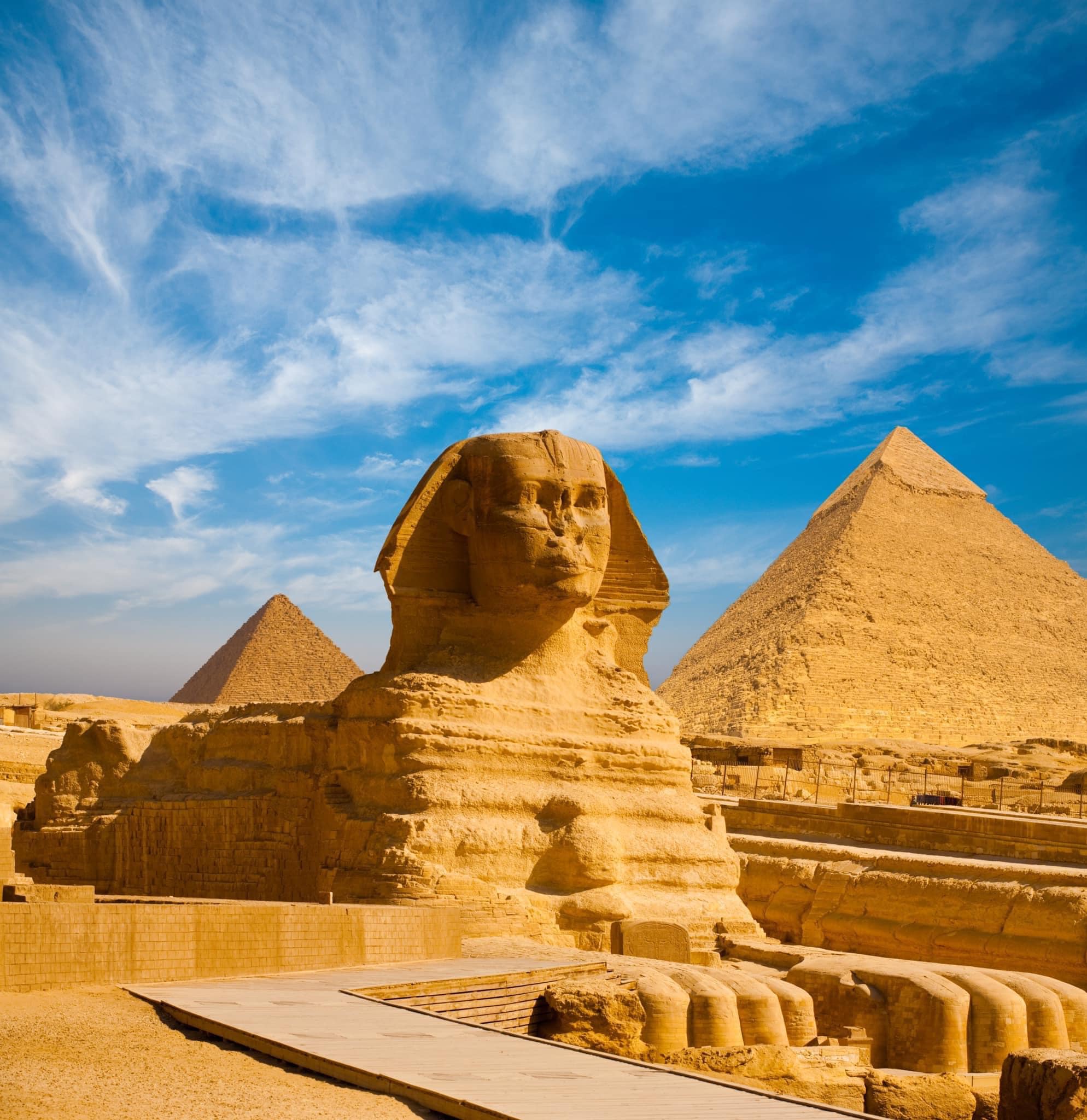 Visit the 5000-year-old temples and beauty of the Sphynx & Pyramids on a Cairo city break