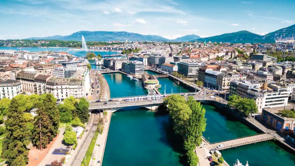 Geneva - aerial view