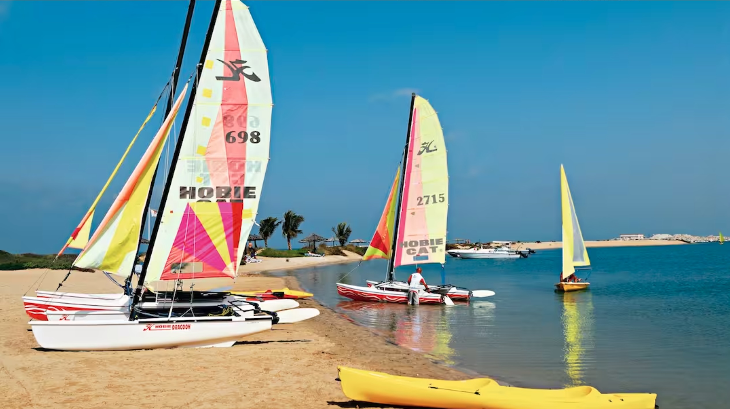 Enjoy watersports in one of the UAE's less-known destinations. Enjoy it while its quiet