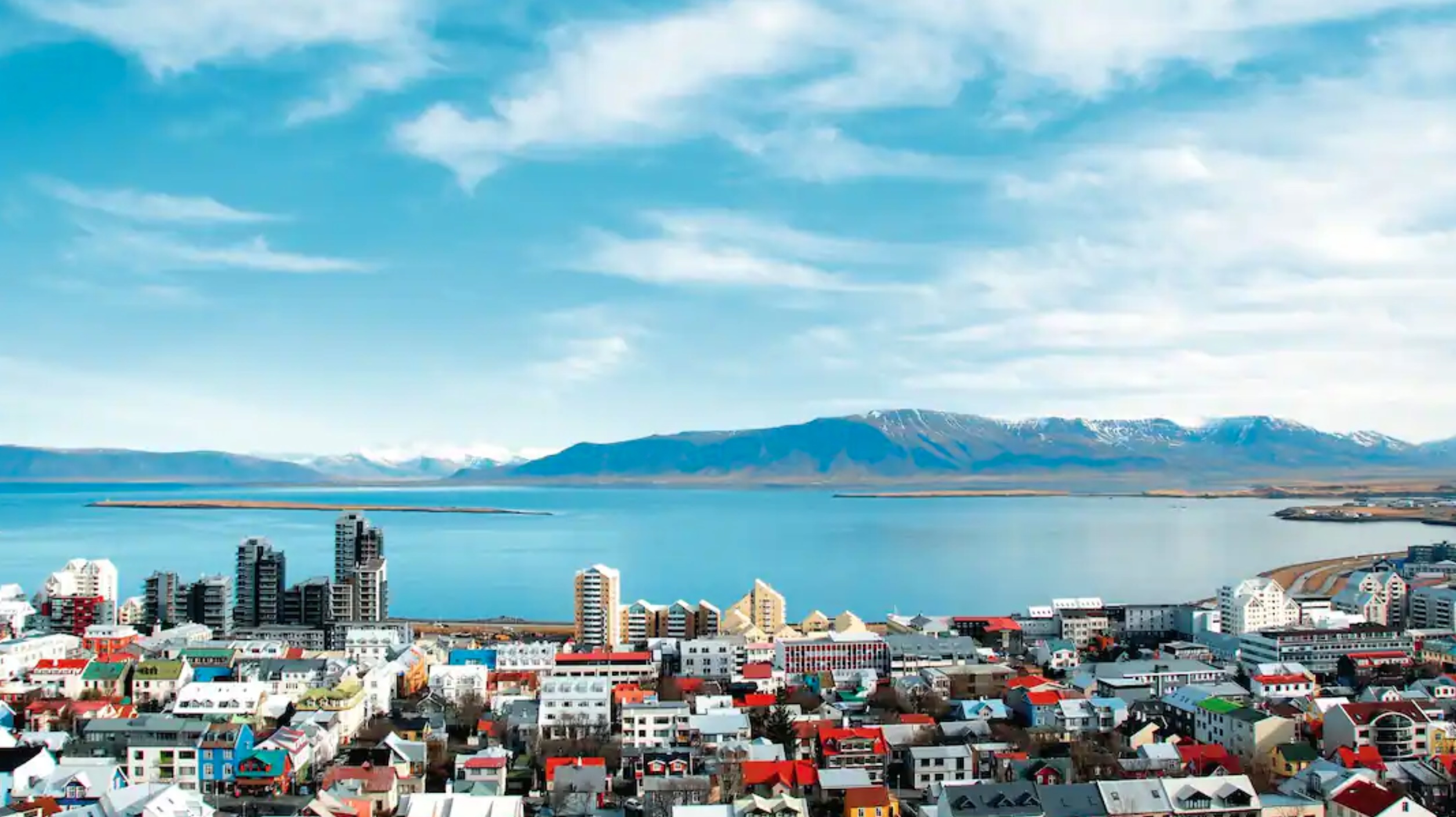view of Reykjavik, Iceland