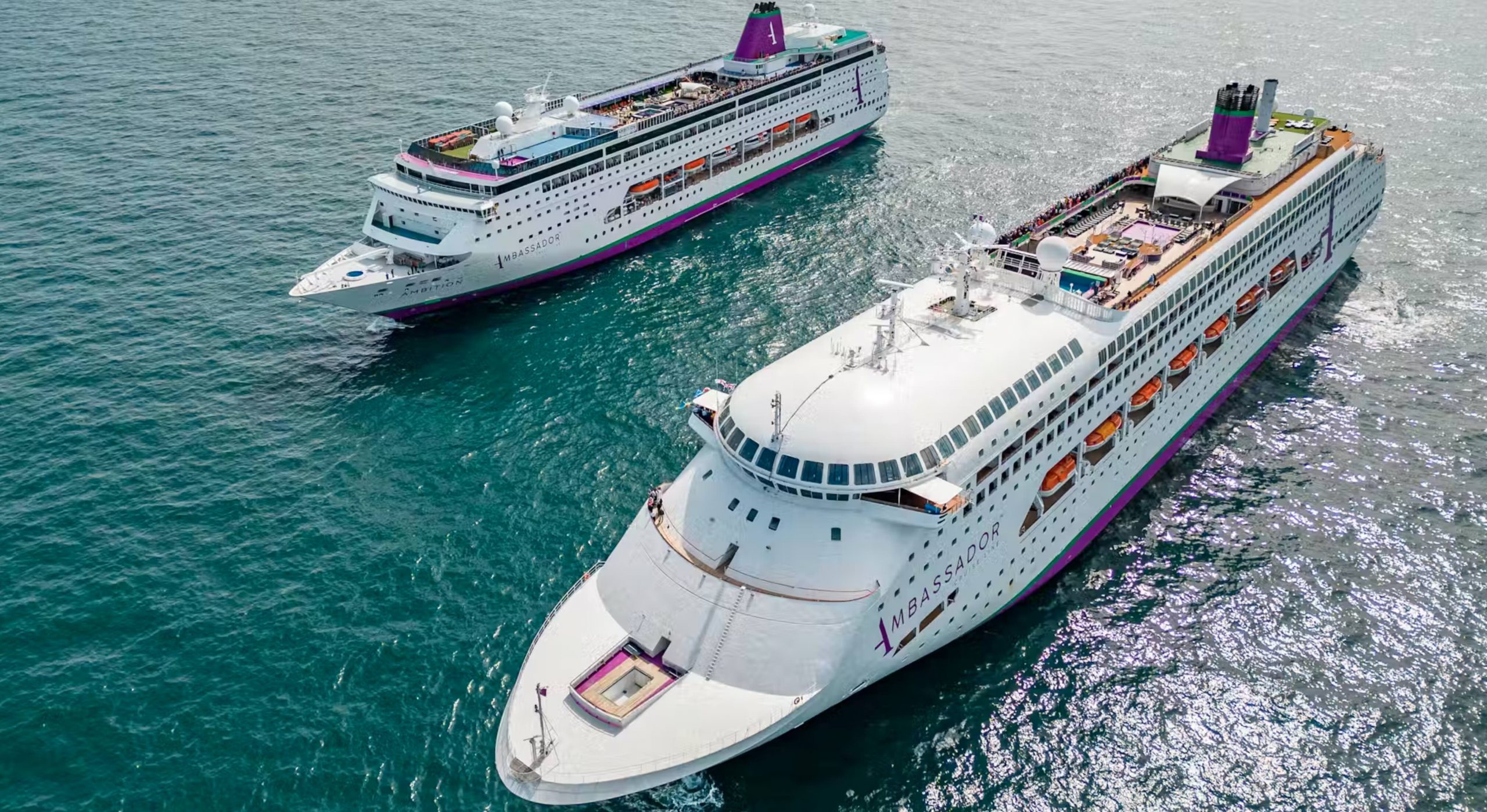 Two Ambassador cruise ships