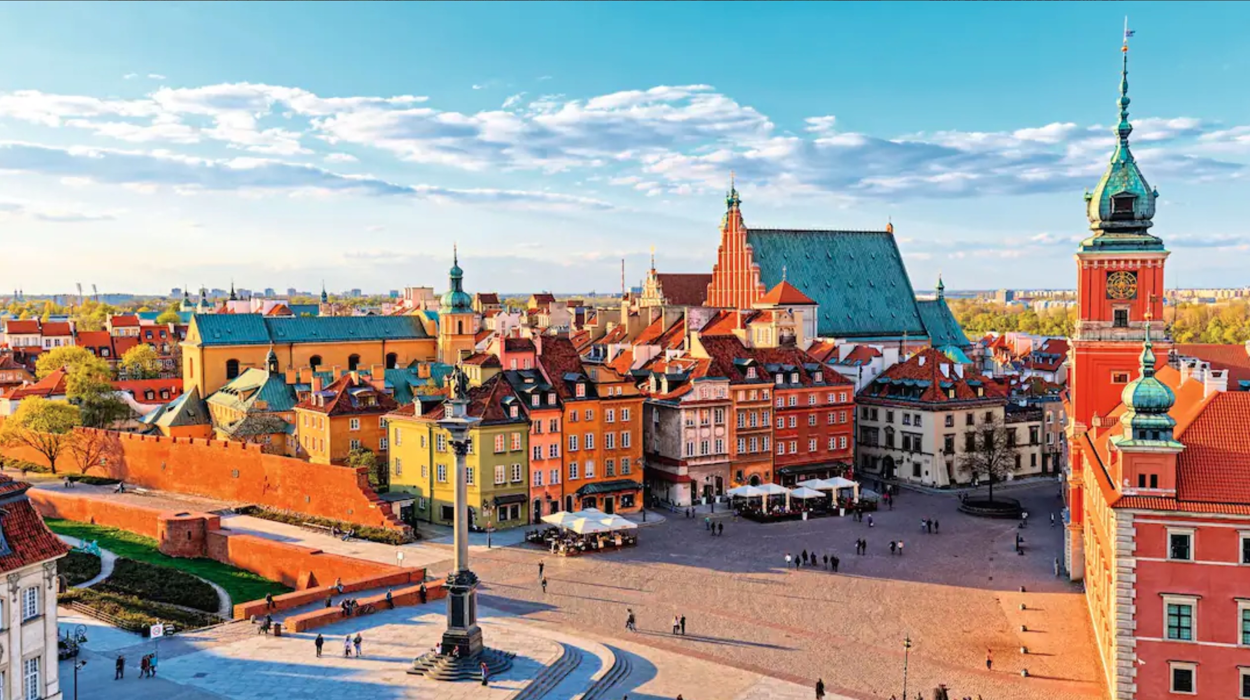 The old city in Warsaw