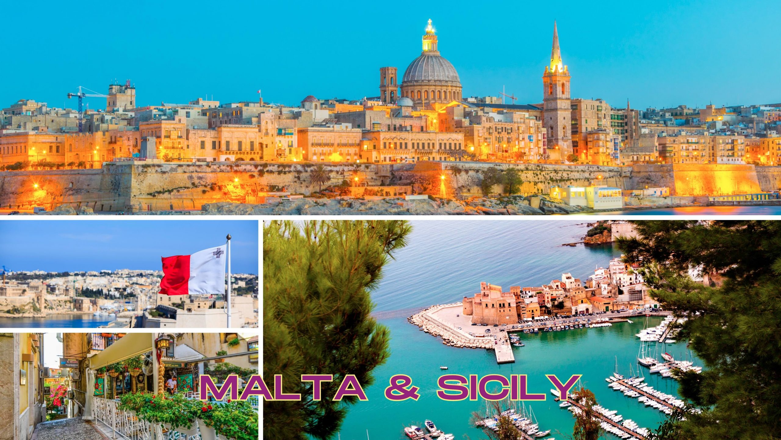Malta and Sicily twin-centre holiday, jewels of the Mediterranean Islands