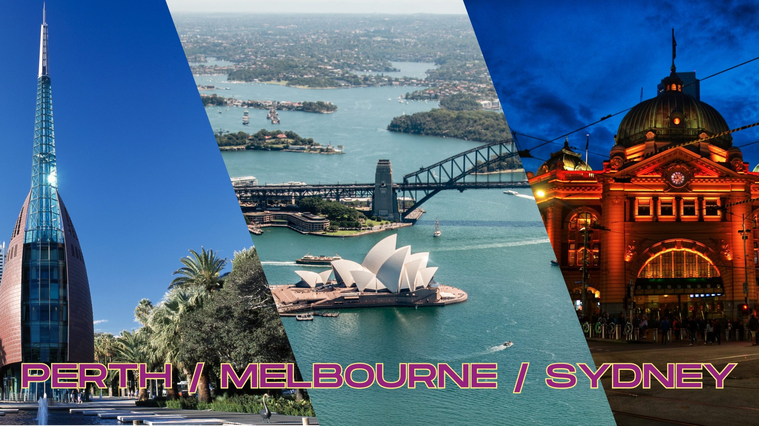 Enjoy the highlights of Australia with a Perth, Melbourne, Sydney multi-centre holiday