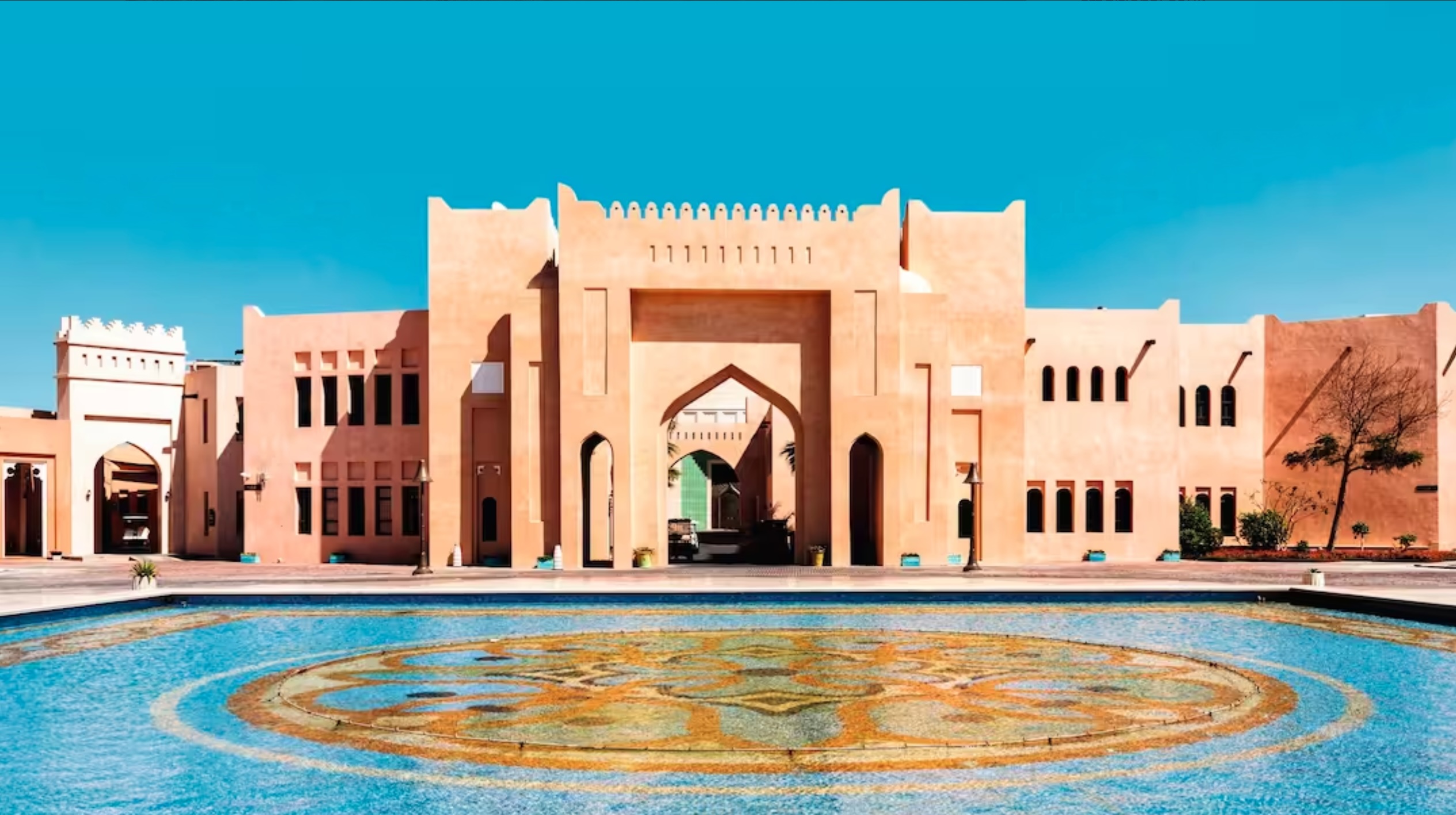 entrance to Katara Cultural Village, Doha