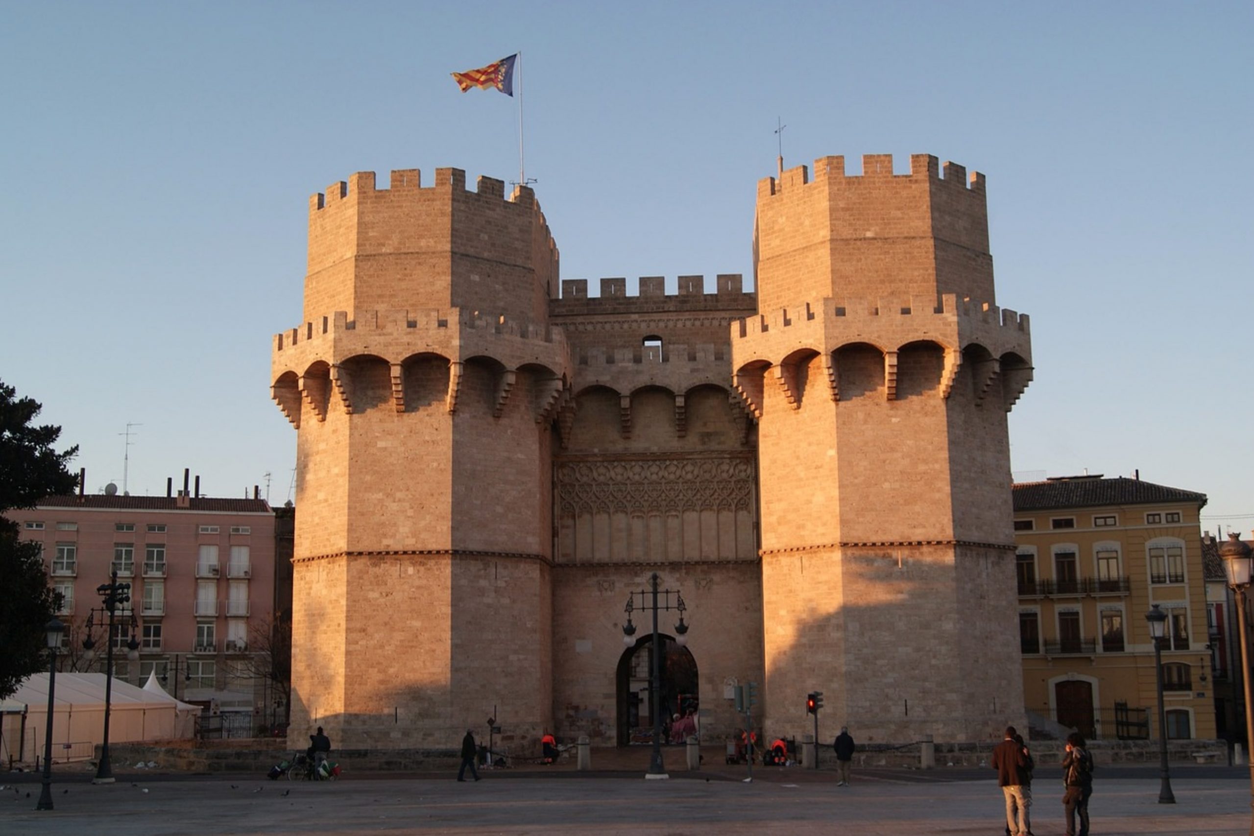 entrance to La Puerta de Serranos, Valencia