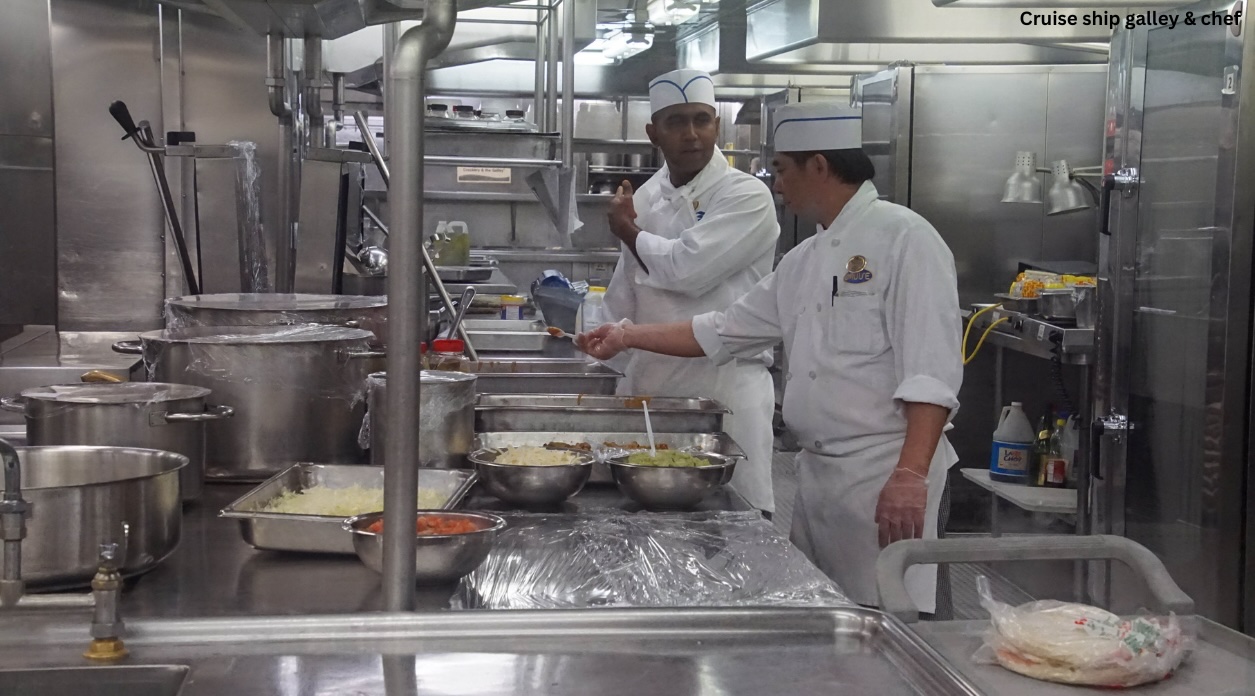 Cruise ship galley & chef