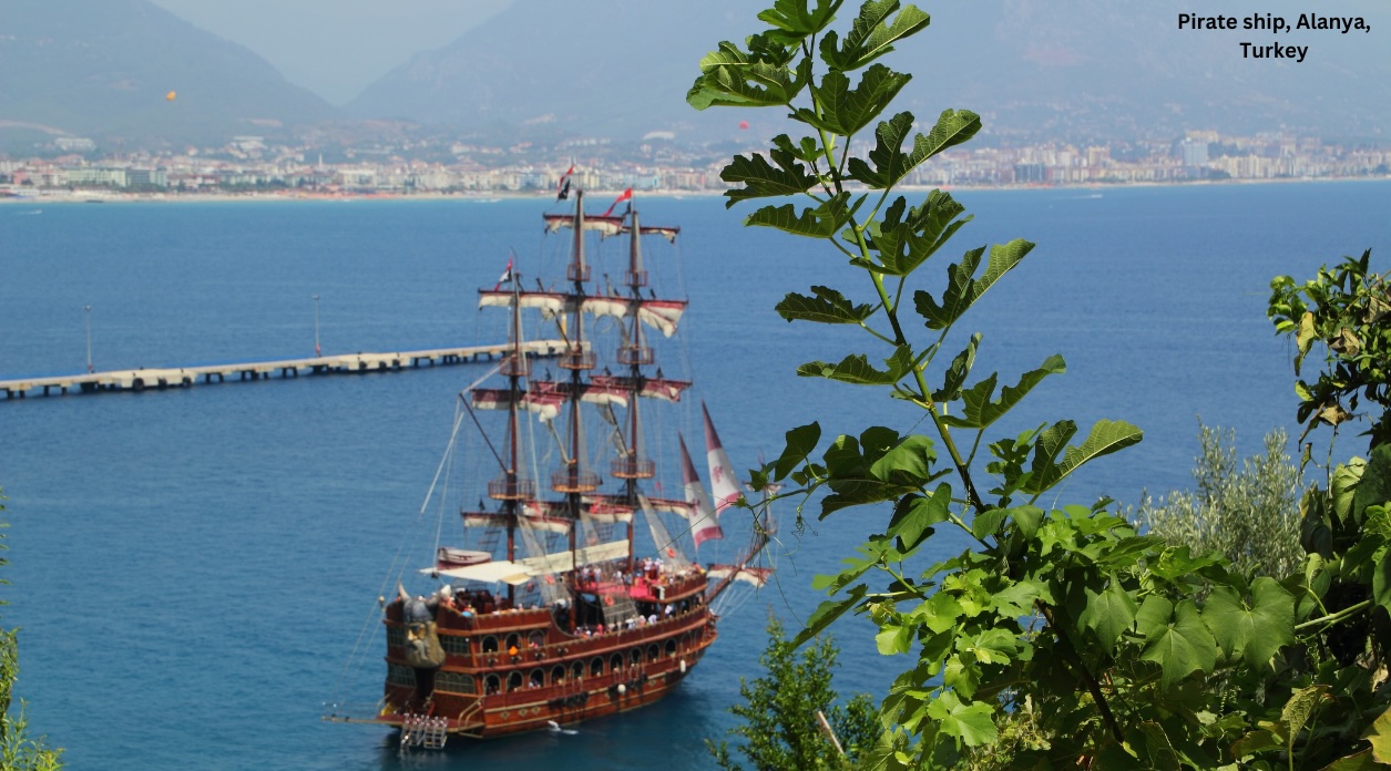 Pirate ship, Alanya, Turkey